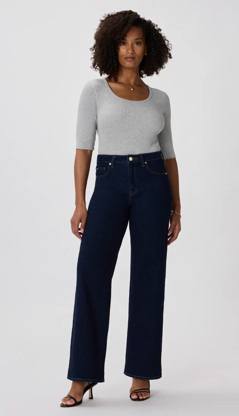 Quince, Women's Size 29 Bella Stretch Wide Leg Jeans